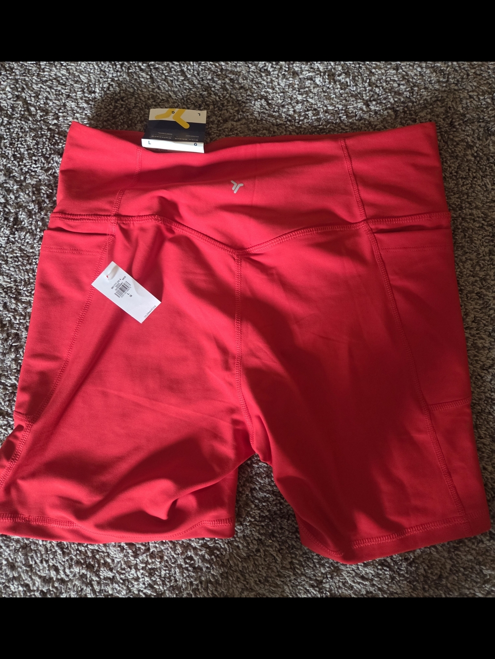 Old Navy Powersoft Boundless Pocket Biker Shorts. Nwt. Sz Large